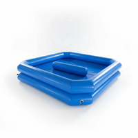 Piscine gonflable commerciale scellée 3x3m pour usage domestique, idéale pour château gonflable et parc aquatique