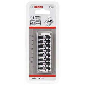 BOSCH - 2608522322 Inserto DE CONTROL DE IMPACTO Torx®Paquete de bits (8 Uds.) -EAN 3165140851121 INSERTS PARA ATORNILLADOS CONJUNTOS DE PUNTAS ATORNILLADAS - Product Image 1