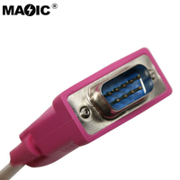 Cable USB a serie RS232 de 1,5 m Puerto COM de 9 pines Cable serie de doble chip USB a RS232 para WINI7/8/10/11