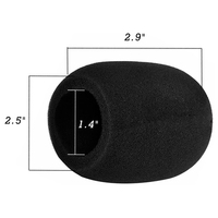 Microphone à prix avantageux, couverture en mousse pour microphone dynamique à condensateur, pare-brise