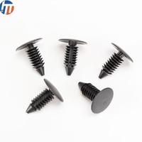 Clips et attaches en plastique pour automobiles, rivets en plastique noirs, pièces automobiles neuves, fourniture d'usine