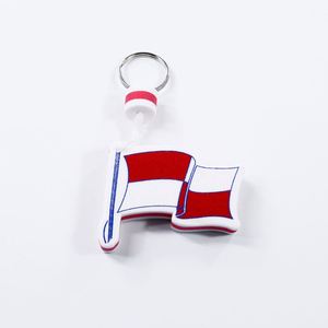 Cheap High Quality Eva Foam Keychain Silk Screen Printing Floating Keyrings <b>Key</b> <b>Chain</b> Customized Keychain - Product Image 4