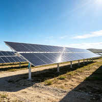 Système de suivi solaire à axe unique automatique à l'échelle MW, résistant aux intempéries, pour montage au sol photovoltaïque, avec système d'orientation