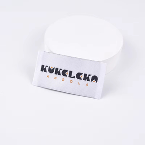 Tùy chỉnh tái chế mềm Damask dệt cổ quần áo nhãn may trên với kết cấu sang trọng thẻ - Product Image 2