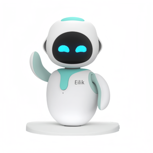Robot interactif émotionnel Eilik à succès avec écran OLED et contrôle par application - Rose Bleu Argent DQ Panxer Eiliko - Product Image 1