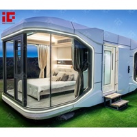 Capsule de Camping au Design Luxueux, Maisons Préfabriquées, Capsule Spatiale avec Système Intelligent
