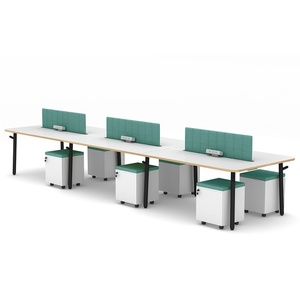 Office Used Furniture Modular Partition Cubicles 2-4 Person Work Bench Office <b>Workstations</b> Modern 5 Years Free Accept Customized - Product Image 3