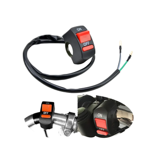 Interruptores de Motocicleta con Conector de Bala de 22 mm, Interruptores de Manillar con Botón de Encendido/Apagado, Accesorios para Motocicleta - Product Image 1