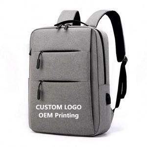 Sac à dos antivol durable pour ordinateur portable 15,6 pouces avec chargement USB, pochette pour ordinateur portable, logo et couleurs personnalisables pour les trajets professionnels (vente en gros) - Product Image 2