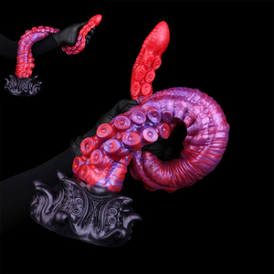 Dildo de tentáculo extralargo de 25.07'' con textura de pulpo real, silicona premium, tapón vaginal y anal, látigo SM para exteriores, juguete sexual de doble uso. - Product Image 1