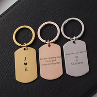 Porte-clés en métal vierge professionnel personnalisé, ovale, gravé au laser, avec texte, pendentif, en acier inoxydable, pour chiens, avec code QR