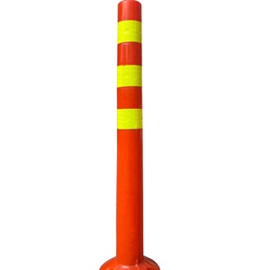 Delimitador de PVC de 700 mm, Poste de Tráfico Reflectante de Plástico para Separación de Carriles, Producto Vial de Alta Visibilidad - Product Image 2