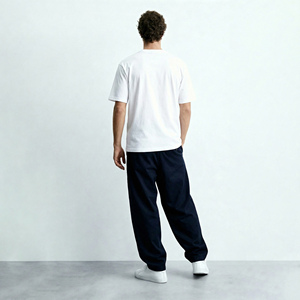 Pantalones Chinos Casuales para Hombre, Estilo 2026, Corte Slim Fit, Elásticos, Ajustados, Color Azul Marino Oscuro, para Negocios, Trabajo, Oficina, Uso Diario, Estilo Jogger - Product Image 3