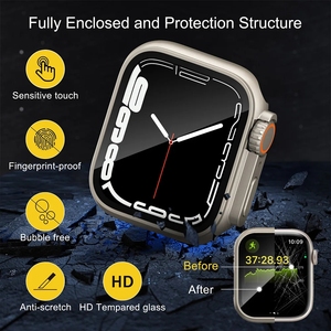Étui de luxe ultra-complet pour montre 45 mm/44 mm, protection d'écran pour iWatch séries 9, 8, 7, 6, SE, 5 - Product Image 3