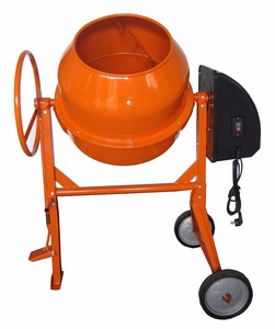 Mixer beton listrik Mini portabel 200L, dengan Pedal 850W Motor efisiensi tinggi 7m/jam produktivitas - Product Image 2