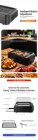 Machine à griller les steaks de poulet électrique ODM OEM, chauffage par ondes infrarouges pour une cuisson rapide et uniforme