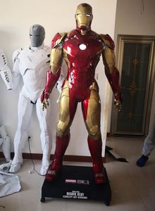 Disfraz Genial de Iron Man Mark 46 para Halloween Traje de <span class=keywords><strong>Robot</strong></span> Grande para Adulto Usable para Exteriores de Superhéroe - Product Image 6