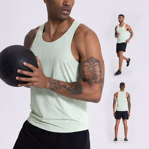 OEM Custom Sleeveless t Shirt Tight Fitness Sports <b>Stringer</b> White Compression Running for <b>Men</b> - Product Image 1