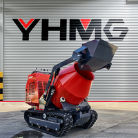 Mini bétonnière de haute qualité 750kg Dumper à chargement automatique avec moteur diesel Machine à béton hydraulique Micro