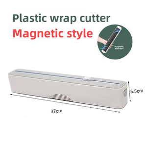 Wholesale Fixing <b>Foil</b> Cling Film Wrap Dispenser Food Cutter Plastic Storage Holder <b>Kitchen</b> Tool Accessories - Product Image 3