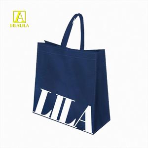 Sac de courses en polypropylène portable en gros, sac fourre-tout réutilisable non tissé avec logo personnalisé imprimé - Product Image 2