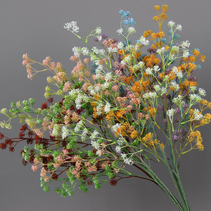 Fleurs artificielles de colza à tige unique pour décoration de mariage, fleurs en soie plastique pour la décoration intérieure - Product Image 4