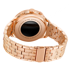 HUANLONG Gen 12 1.28 pouces pleine ronde BT montre intelligente pour les femmes avec télécommande calendrier écran tactile IP65 étanche - Product Image 4