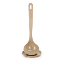 Cuillère à soupe en fibre de coque de riz à long manche, pour mariage, service profond, cuisson du porridge, cuisine, écologique, légère
