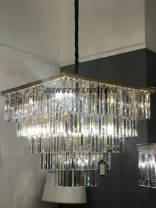 Modern Large Luxury Gold Crystal LED Chandelier High-End Lighting Fixtures For Living Room Hotel Hall Art Decor Hanging Lamp