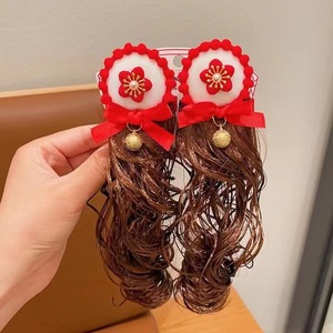 Pinzas para el pelo de princesa para niños, pelucas con diseño aleatorio, pinza para la nariz puntiaguda para niñas, fotografía de moda, otoño 2023 - Product Image 2
