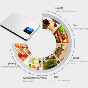 Đa Chức Năng Xách Tay Mini Quy Mô Thực Phẩm Thép Không Gỉ Thông Minh Điện Tử Kỹ Thuật Số Thực Phẩm Nhà Bếp Trọng Lượng Quy Mô Cho Nấu Ăn - Product Image 2