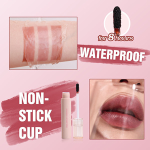 MLM Customized Matte Peel Off Lip Gloss Non-Fading Easy to Apply Waterproof High Pigment Moisturizing non transfer lip tint - Product Image 2