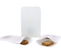 Sacs à biscuits en papier sulfurisé recyclé Sancai Classic Brown 4x6 pour pâtisserie, biscuits, bonbons, desserts, chocolat