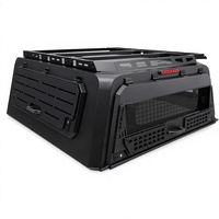Capot rigide de camionnette 4 portes pleine hauteur en alliage d'aluminium pour camping en tout-terrain