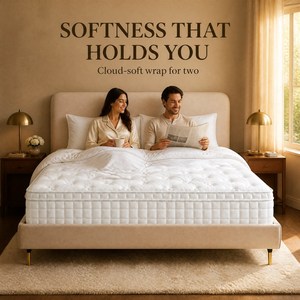 <span class=keywords><strong>Matelas</strong></span> hybride Queen à ressorts indépendants, faiblement souple, en latex et mousse à mémoire de forme, avec housse zippée, pour hôtel et usage domestique, faible MOQ - Product Image 1