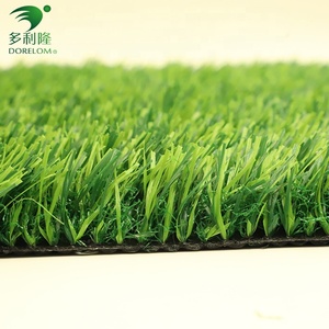 Protection UV haute densité 30-50mm 50mm 25mm 40mm 6 mm approuvé par la <span class=keywords><strong>fifa</strong></span> rouleau vert de remplissage tapis vert résidentiel gazon artificiel - Product Image 1