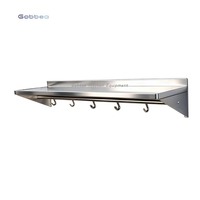 Étagère murale de cuisine commerciale en acier inoxydable de haute qualité, modulaire, extensible, capacité robuste, certifiée CE