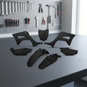 Kit di plastica nera per accessori moto Honda CRF 110F 2019-2025 - Product Image 3