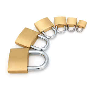 Samhoo fábrica al por mayor Cadeado logotipo personalizado Candado candado de seguridad tipo grueso candado de latón con llaves de hierro - Product Image 1