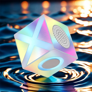 Phong cách mới xách tay không dây Cube Mini BT Loa LED ánh sáng đầy màu sắc hoạt động bass woofer Stereo Quà Tặng HIFI âm nhạc Hộp loa - Product Image 6