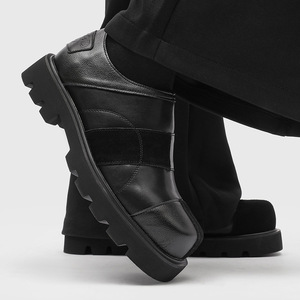 Mocassins à semelle épaisse sur mesure, brodés, pour chaussures à plateforme, chaussures décontractées Derby haut de gamme - Product Image 5
