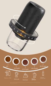 Italienische Mühle Wiederauf ladbare elektrische Bohnen mühle Tragbare manuelle Kaffee maschine Hand gestanzter Kunststoff für den Hausgebrauch - Product Image 5