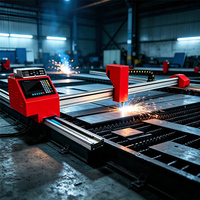Machine de découpe plasma CNC de type portique, équipement de découpe d'acier miniature pour la fabrication à petite échelle
