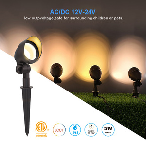 Projecteur LED paysager basse tension homologué ETL 12V 24V 5CCT <span class=keywords><strong>IP65</strong></span> pour extérieur, jardin, cour, éclairage paysager - Product Image 5