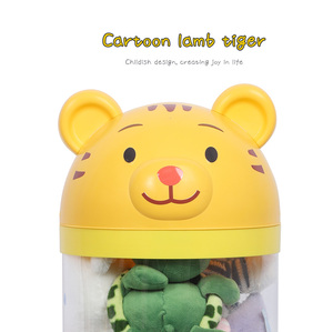 Offre Spéciale : Boîte de <span class=keywords><strong>Rangement</strong></span> Décorative Moderne en Plastique Transparent Jaune Tigre pour Poupées, Idéale pour la Chambre d'Enfant ou le Salon - Product Image 5