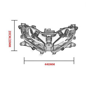 Pour <span class=keywords><strong>YAMAHA</strong></span> <span class=keywords><strong>TMAX</strong></span> 560 TMAX560 2022 <span class=keywords><strong>2023</strong></span> 2024 Nouveaux Accessoires de Moto Bloc Optique Phare Avant Complet - Product Image 5