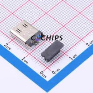 TYPE-C 6P LTH10.5 USB Connector SMD Connector ( Connector Type: Type-C )( Protocol Standard: USB 3.1 )( Gender: Female ) - Product Image 2