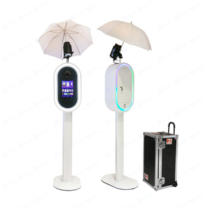 Cabine photo reflex numérique coque Salsa cabine ovale fête iPad cabine photo miroir avec <span class=keywords><strong>flash</strong></span>/parapluie/étui/APP/télécommande pour 13 12.9 11 iPad <span class=keywords><strong>Pro</strong></span> - Product Image 4