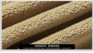 Người Đàn Ông Của Mùa Đông Mới Rửa 100% Bông Vải Dày Giản Dị Thoáng Khí Windproof Phía Trước Biểu Tượng Máy Bay Ném Bom Áo Khoác - Product Image 5