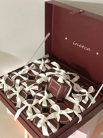 Logo personnalisé valise bonbons chocolat praliné organisateur boîte de rangement mini vide chocolat barre de bonbons boîte Snap emballage avec ruban